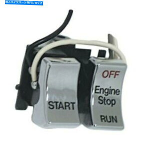 N[p[c V-Facter 15121 ChromeX^[g//Itn[[rbOcCX|[cX^[82-95 V-Factor 15121 Chrome Start/Run/Off Switch for Harley Big Twin Sportster 82-95