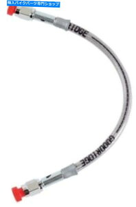 N[p[c D.O.T̃ObhbWjo[Tu[Lz[XNAR[gNGh12 "D-80312 Goodridge Universal Brake Hoses with D.O.T. Clear-Coat Chrome Ends 12" #D-80312