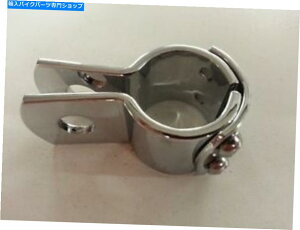 クロームパーツ ペアオートバイクランプユニバーサル3pc 1.5 " PAIR MOTORCYCLE CLAMP UNIVERSAL 3PC 1.5"