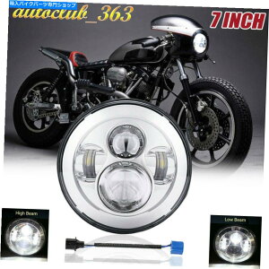 �N���[���p�[�c 7 �C���`�N����LED�w�b�h���C�gHI-LO�̂��߂̃n�C���I - Davidson Honda Yamaha�I�[�g�o�C 7 inch Chrome LED Headlight Hi-Lo for Harley-Davidson Honda Yamaha Motorcycle�y���s�A���i�z