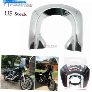 N[p[c Harley DynaX[p[OChT-Sport FXDX-T̂߂̃NwbhCgtFAOx[g Chrome Headlight Fairing Bezel Trim For Harley Dyna Super Glide T-Sport FXDX-T