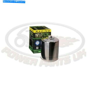 N[p[c Hiflo Racing ChromeICtB^[pn[[_rbh\FLSTC Heritage Susfail Classi HIFLO Racing Chrome Oil Filter For HARLEY DAVIDSON FLSTC Heritage Softail Classi