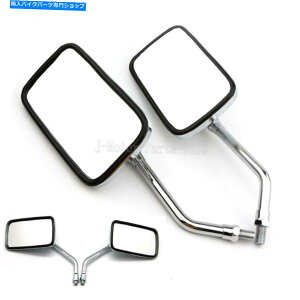 �N���[���p�[�c ���}�nVirago XV 500 535 700 750 920 1100�p�N���[�������`�̃o�b�N�~���[ Chrome Rectangle Rearview Mirrors for Yamaha Virago XV 500 535 700 750 920 1100�y���s�A���i�z