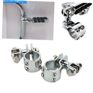 N[p[c Harley-Davidson Tourinĝ߂Chrome Foot PegNvGWK[hjPEG}Eg Chrome Foot Peg Clamps Engine Guard Male Peg Mount For Harley-Davidson Touring