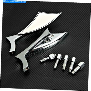 N[p[c Honda VTXpNAr[~[1300 1800^CvC R SNg Chrome Rearview Mirror for Honda VTX 1300 1800 TYPE C R S N RETRO