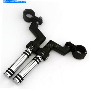�N���[���p�[�c �n�[���[�_�r�b�h�\���I�[�g�o�C�̂��߂�2�s�[�X�N���[���N���b�V���o�[�n�C�E�F�C�t�b�g�y�O�}�E���g�t�B�b�g 2pcs Chrome Crashbar Highway Foot Pegs Mount Fits For Harley-Davidson Motorcycl