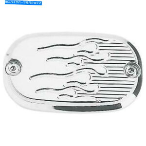 N[p[c W[J[}Vt[N[Au[L}X^[V_[Jo[1999-17n[[rbOT Joker Machine Flame Chrome Rear Brake Master Cylinder Cover 1999-17 Harley Big T