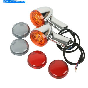 �N���[���p�[�c Harley Sportster XL 883 92 UP�̂��߂�Chrome Rew Turn�M���C���W�P�[�^�[���ߐF�̃t�B�b�g Chrome Rear Turn Signals Indicator Amber Fit For Harley Sportster XL 883 92-up�y���s�A���i�z