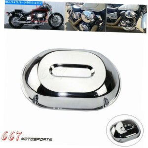 N[p[c Honda 2001-2007 VT750DCVhEXsbgpN[GAtB^[ABSJo[veN^[ Chrome Air Filter ABS Cover Protector For Honda 2001-2007 VT750DC Shadow Spirit