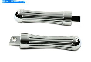 N[p[c N[rbgogPX^CtbgybOZbgtBbgn[[ - _rbh\ Chrome Billet Batique Style Footpeg Set fits Harley-Davidson