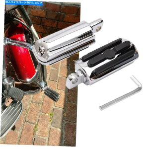 �N���[���p�[�c Harley Davidson Tour Glide�̂��߂�Chrome 8mm�I�[�g�o�C�������̃t�b�g���X�g Chrome 8mm Motorcycle Highway Foot Pegs Footrest For Harley Davidson Tour Glide�y���s�A���i�z