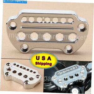 �N���[���p�[�c Harley Dyna 48 XL1200X�p�N����CNC�n���h���o�[���C�U�[�g�b�v�N�����v�J�o�[ Chrome CNC Handlebar Riser Top Clamp Cover For Harley Dyna Forty Eight XL1200X�y���s�A���i�z