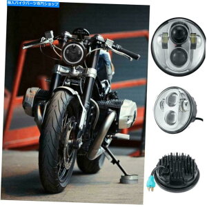 N[p[c 5.75 5 3/4 LEDwbhCgV[N[vWFN^[DRLpDyna Sportster 5.75 5 3/4 LED Headlight Sealed Chrome Projector DRL For Dyna Sportster