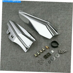 N[p[c V[gGW̉̃Nԃt[̋CΌ̓n[[c[O01-08ɓKĂ܂ Chrome Under Seat Engine Mid-Frame Air Deflectors Fit For Harley Touring 01-08
