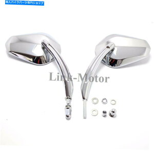 �N���[���p�[�c Chrome Diamond���A�r���[�~���[�I�[�g�o�C�N���[�U�[�̃n�[���[�_�r�b�h�\���̃c�[�����O Chrome Diamond Rear View Mirrors Motorcycle Cruiser Touring for Harley Davidson�y���s�A���i�z