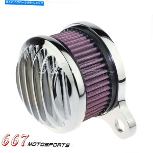 N[p[c 2004N - v[gn[[X|[cX^[̂߂̃NGAN[i[ێtB^[VXeLbg Chrome Air Cleaner Intake Filter System Kit For 2004-Present Harley sportsters
