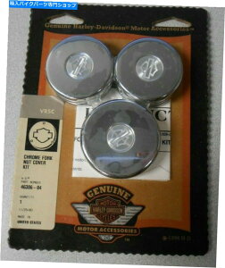 N[p[c NOS OEMn[[_rbh\N[tH[NibcJo[Lbg02VRSC 46306-04 NOS OEM Harley Davidson Chrome Fork Nut Cover Kit 02-Later VRSC 46306-04