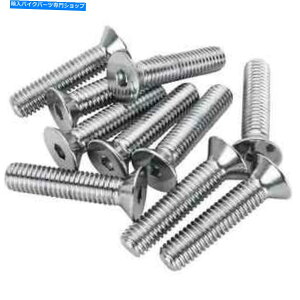 �N���[���p�[�c �R���j�[��FHS-182 7 / 16-14 x 2����Chrome�t���b�g�w�b�h�A�����{���g10�p�b�N Colony #FHS-182 7/16-14 x 2 length Chrome Flat Head Allen Bolt 10 pack USA made