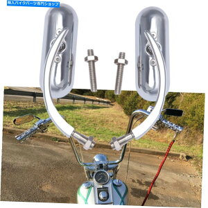 �N���[���p�[�c Harley Davidson Street Glide Road King Susfail HG�̂��߂̃N�����I�[�g�o�C�̃~���[ Chrome Motorcycle Mirrors For Harley Davidson Street Glide Road King Softail HG�y���s�A���i�z