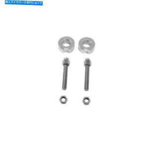�N���[���p�[�c 1987 - 1992�N�n�[���[�\�t�g�̂��߂̃N���[�����A�A�N�X���A�W���X�^�[�L�b�g Chrome Rear Axle Adjuster Kit For 1987-1992 Harley Softail�y���s�A���i�z