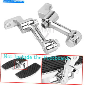 N[p[c Harley Dyna჉C_[Sportster XLpN[tA{[htbgXg}EgA_v^[ Chrome Floorboard Footrest Mount Adapter For Harley Dyna Low Rider Sportster XL