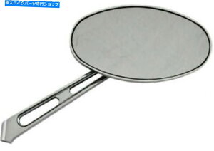 N[p[c HardDrive 60-0036GL[o[ȉ~`̋AN6C`c܂B HardDrive 60-0036GL Louvered Oval Mirror, Chrome Left 6in.