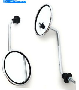 N[p[c VNz_JuC50 C70 CUB C90NVbNI[goC~[8mmi new Chrome Honda cub c50 c70 cub c90 classic motorcycle mirrors 8mm high quality