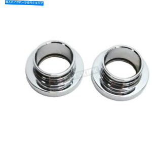 N[p[c LA`bp[NfbNXCU[x[X_p[Jo[ia1C`j - LA-7413-00 LA Choppers Chrome Delux Riser Base Damper Cover (1 in. Diameter) - LA-7413-00