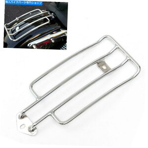 N[p[c I[goCXN[^[Nו׏dbN\V[gAtF_[jo[T Motorcycle Scooter Chrome Luggage Shelf Rack Solo Seat Rear Fender Universal