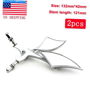 �N���[���p�[�c Harley Davidson Street Glide Flhx�c�[�����O�̂��߂�Chrome�I�[�g�o�C�̃o�b�N�~���[ Chrome Motorcycle Rearview Mirrors For Harley Davidson Street Glide FLHX Touring�y���s�A���i�z