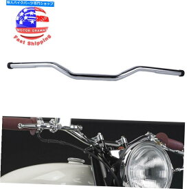 クロームパーツ 1 "ハーレーホンダスズキヤマハのためのハンドルバーZ - ドラッグバーハンドルバー 1" Chrome Motorcycle Tracker Handlebar Z-Drag Bar For Harley Honda Suzuki Yamaha