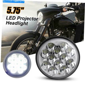 N[p[c 1pc 5-3 / 4 "5.75"z_VhEXsbg750 1100̂߂̃EhNLEDwbhCg 1PC 5-3/4" 5.75" Round Chrome LED Headlight For Honda Shadow Spirit 750 1100