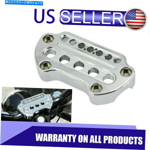 �N���[���p�[�c Harley Sportster Dyna XL883 XL1200�̂��߂̃N�����n���h���o�[���C�U�[�g�b�v�N�����v�J�o�[XL883 XL1200 48 CHROME HANDLEBAR RISER TOP CLAMP COVER FOR HARLEY SPORTSTER DYNA XL883 XL1200 48�y���s�A���i�z