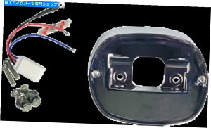N[p[c JX^_Ci~NXN[TaillighttF_[x[Xv[gn[lX Custom Dynamics Chrome Taillight Fender Base Plate & Harness for Pre 1999 Harley