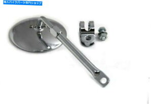 N[p[c 4 "V-Twinɂn[[_rbh\pNEh~[ 4" Chrome Round Mirror for Harley Davidson by V-Twin