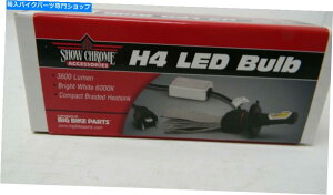 N[p[c I[goCpNH4 LEDd\ - 10-112-SPL Show Chrome H4 LED Bulb for Motorcycle- 10-112-SPL