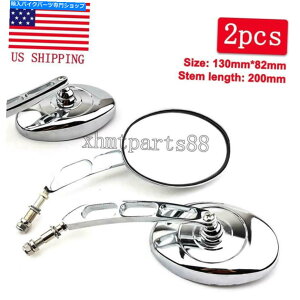 N[p[c n[[X|[cX^[883 1200 Sosil Fatboŷ߂̃I[goCN[Ar[~[ Motorcycle Chrome Rear View Mirrors For Harley Sportster 883 1200 Softail Fatboy