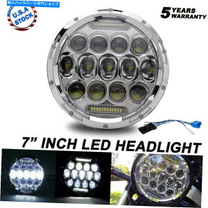 N[p[c n[[Xg[gOChGNgOCĥ߂7C`LEDNvWFN^[wbhCgDRL 7inch LED Chrome Projector Headlight DRL For Harley Street Glide Electra Glide