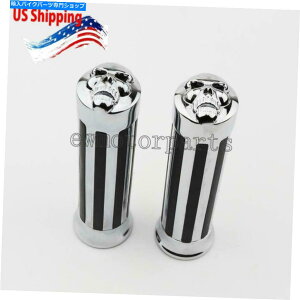 N[p[c 1 "I[goCN[XJnhObvؐN1500 C90 Boulevard̂߂̃tBbg 1" Motorcycle Chrome Skull Hand Grips Fit For Suzuki Intruder 1500 C90 Boulevard