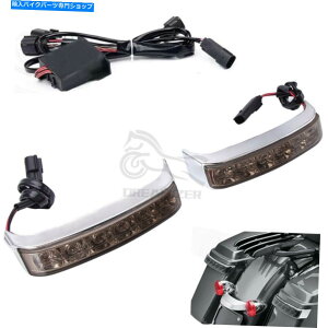 N[p[c ledThobOjOu[L^[̃n[[c[OGNgOCh2014Abv LED Saddlebag Running Brake Turn Light For Harley Touring Electra Glide 2014-UP