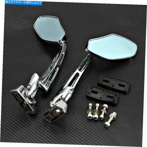 N[p[c Suzuki GSXR 600 750 1000 Hayabusa GSX1300R SV TL UŜ߂̃Nu[TCh~[ Chrome Blue Side Mirrors For Suzuki GSXR 600 750 1000 Hayabusa GSX1300R SV TL US