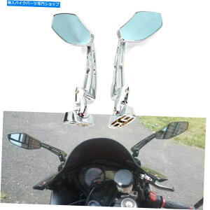 N[p[c }nFZR YZF 600 600R R1 R6 R6SMtgpN[A~obNr[TCh~[ Chrome Aluminum Rearview Side Mirrors For Yamaha FZR YZF 600 600R R1 R6 R6S Gift