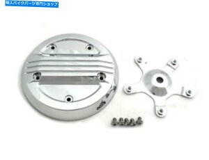 クロームパーツ Harley Twin Cam Suspail Dyna 99-15のためのクロムファイブボルトエアクリーナリーインサート Chrome Five-Bolt Air Cleaner Insert for Harley Twin Cam Softail Dyna 99-15
