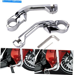 �N���[���p�[�c Chrome�������H�̑��̃y�OPEG 1 1/4 �n�[���[�z���_�̂��߂̒����p�̂���}�E���g�L�b�g Chrome Highway Foot Pegs Peg 1 1/4 32mm Long Angled Mount Kit For Harley Honda�y���s�A���i�z
