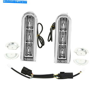 N[p[c n[hThobOLEDCT[gT|[gT|[ǧtBbg[hOCh14-21 Hard Saddlebag LED Inserts Support Light Fit For Harley Touring Road Glide 14-21