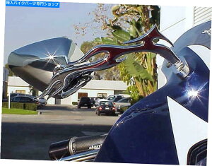 N[p[c GSXR 600 750 1000 GSXR600 GSXR750 GSXR1000 HAYABUSA CHROME FLAME~[ Suzuki GSXR 600 750 1000 GSXR600 GSXR750 GSXR1000 Hayabusa CHROME FLAME MIRRORS
