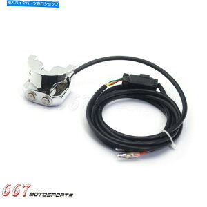 クロームパーツ Harley Dynaのための新しいChrome 1 ''ハンドルバースイッチエアライドサスペンションコントロールキット New Chrome 1'' Handlebar Switch Air Ride Suspension Control Kit For Harley Dyna