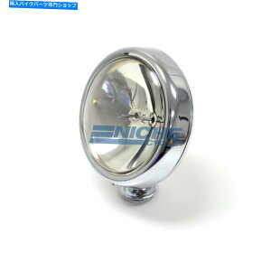 N[p[c NV[N[U[4.5 "wbhCg{g}EgI[goCX|bgv Chrome Shallow Cruiser 4.5" Clear Headlight Bottom Mount Motorcycle Spotlamp