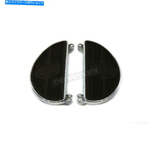 �N���[���p�[�c H-D FL G u��W�AW - 27-0908�̂��߂�V-Twin MFG Chrome Driver�n�[�t���[���t���[�g�{�[�h V-Twin Mfg Chrome Driver Half Moon Floortboards for H-D FL G U and W - 27-0908�y���s�A���i�z