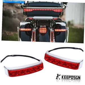 N[p[c n[[[ĥ߂LEDThobOvCg2014-2021 LED Saddlebag Run Brake Turn Lamp Light For Harley Road Electra Glide 2014-2021